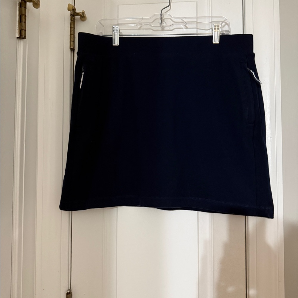Talbots Navy Skort